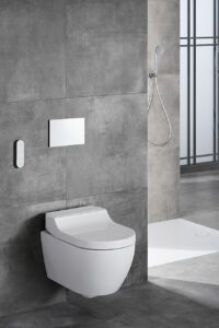 Installateur WC japonais lavant séchant